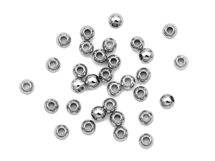 Бусины металлические 4мм (20 штук)