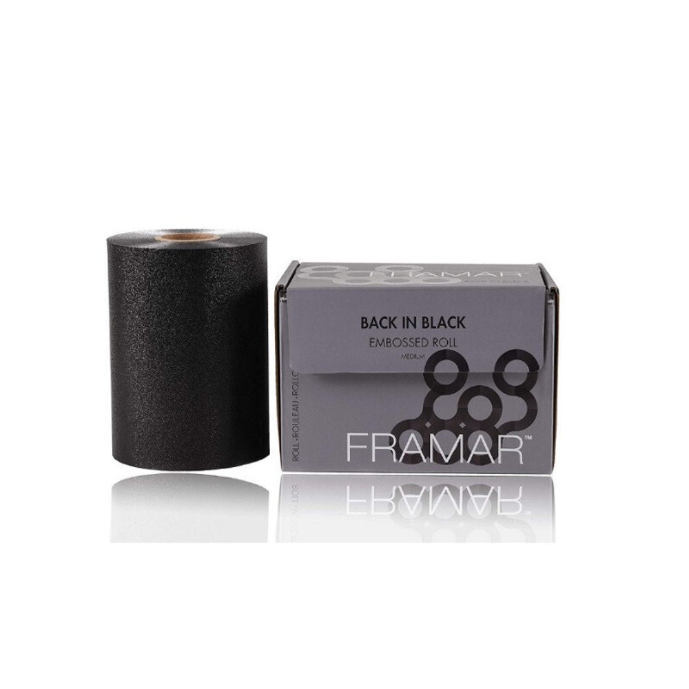 Фольга в рулоне с тиснением «Во власти черного» Framar (98 м)