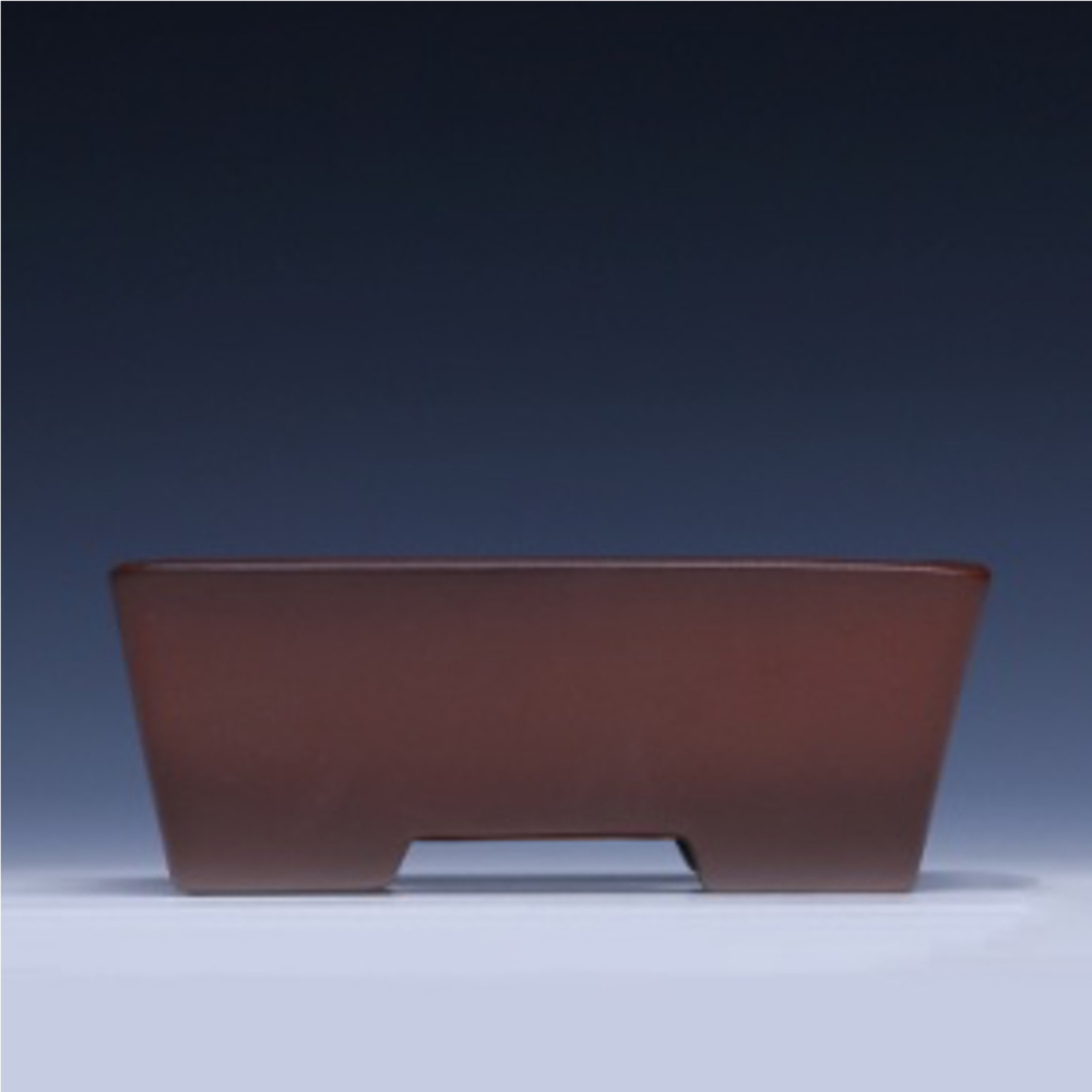 Состаренный неглазурованный горшок для бонсай высочайшего качества (исинская керамика) | 16.5*11.5*5.5