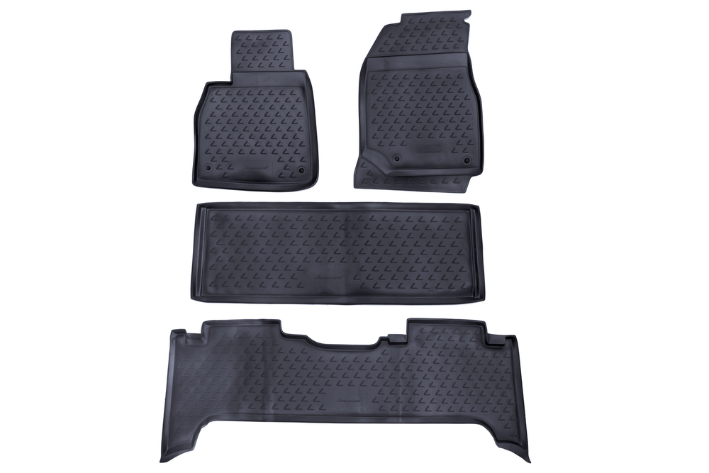 Коврики в салон LEXUS LX470 1998-2007, 4 шт. (полиуретан, серые) Element.NLC.29.15.211K