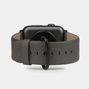 Ремешок кожаный для Apple Watch 42/44mm Classic серого цвета