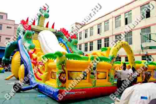 Батут "Пленительная Саванна",10x10x7 м