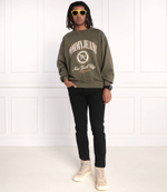 Худи TJM BOXY LUXE VARSITY CREW Tommy Jeans - зеленый(DM0DM17798)