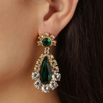 Серьги Dyrberg Kern LUCIA SG GREEN 390068