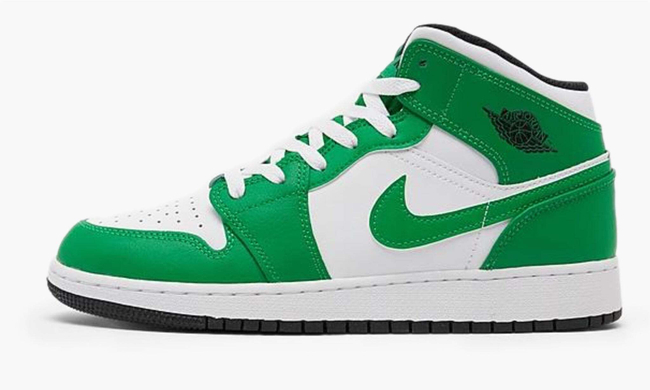 Air Jordan 1 Mid GS "Lucky Green"