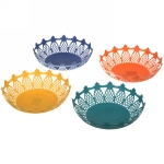 Сухарница пластиковая «Ананасы» 21*5,5см, цвета микс