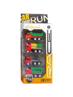 Игровой набор машин Спецтехника 4шт (KZ957-018)