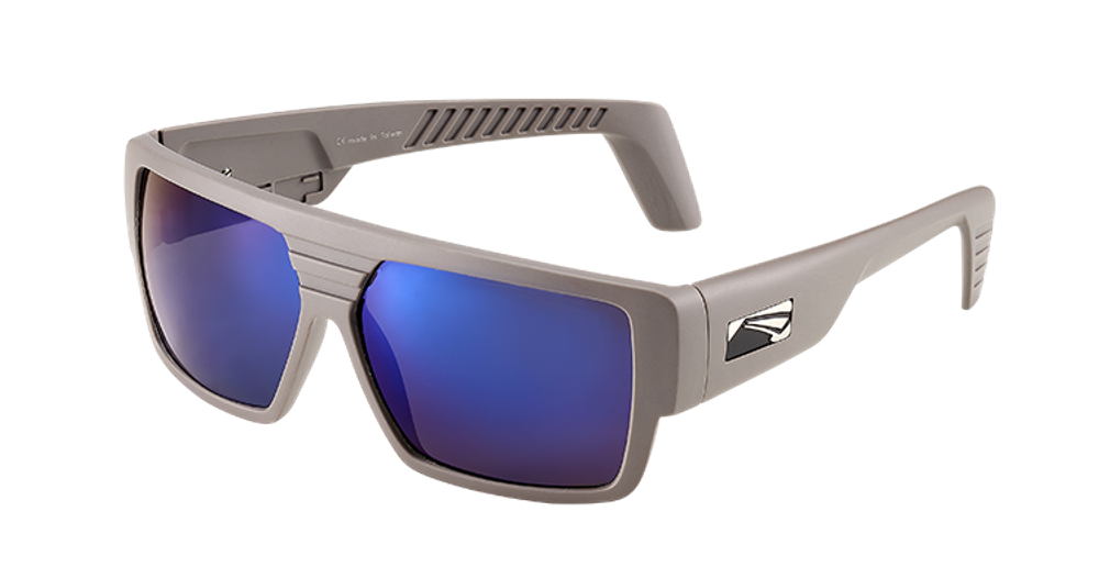 Спортивные очки LiP Rock / Matt Grey / PC Polarized / Blue Mirror Smoke Lens
