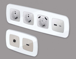 Рамка на 2 поста Ambrella Volt Coint OF640102