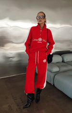 Костюм спортивный из трикотажа с принтом