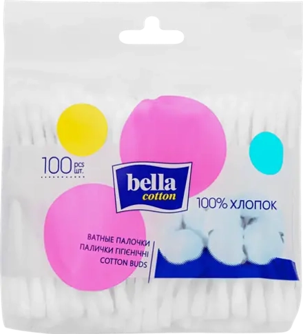 Ватные палочки Bella Cotton 100шт