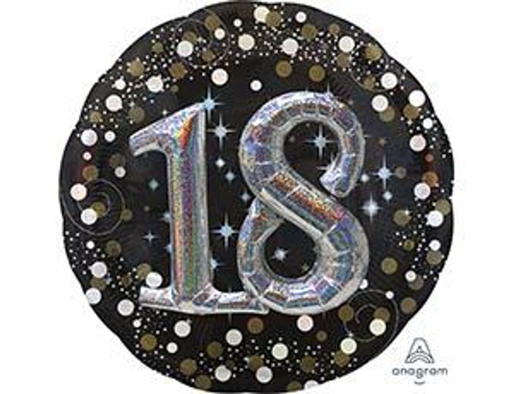 НОВИНКА! Круг "HB Sparkling Birthday 18"