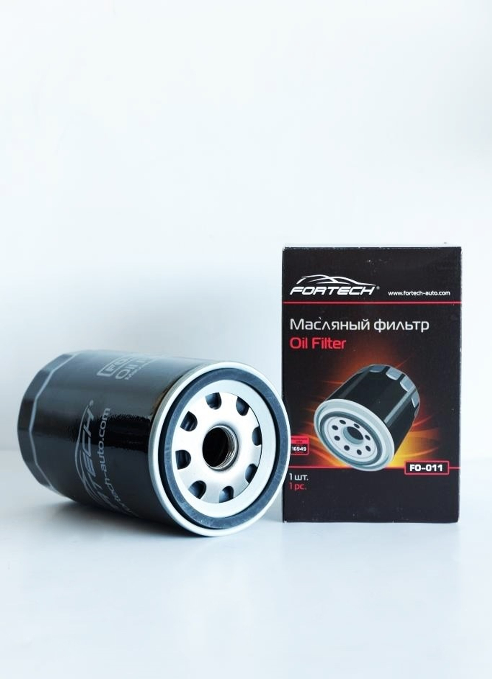 FO-011 (8822,8818)Фильтр масляный FORTECH "Audi: 80, 100, A6 (94-96)  ¶Volkswagen: Golf I,II,III,