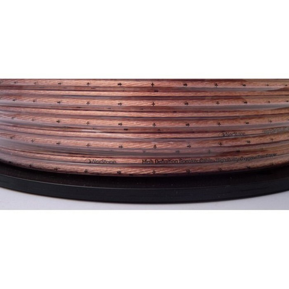 NorStone Classic CL400, акуст.кабель, сечение 2х4мм², OFC, прозр. изоляция, 100 м. (NORCL400100)