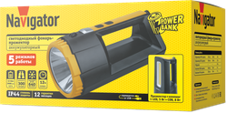 Фонарь Navigator 95 566 NPT-SP36-ACCU прож/кемп.1LED,5W+50COB,8W,3хli-ion 1,2Ач