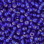 Японский бисер TOHO Round 8/0 (№28), с внутренним серебрением, прозрачный