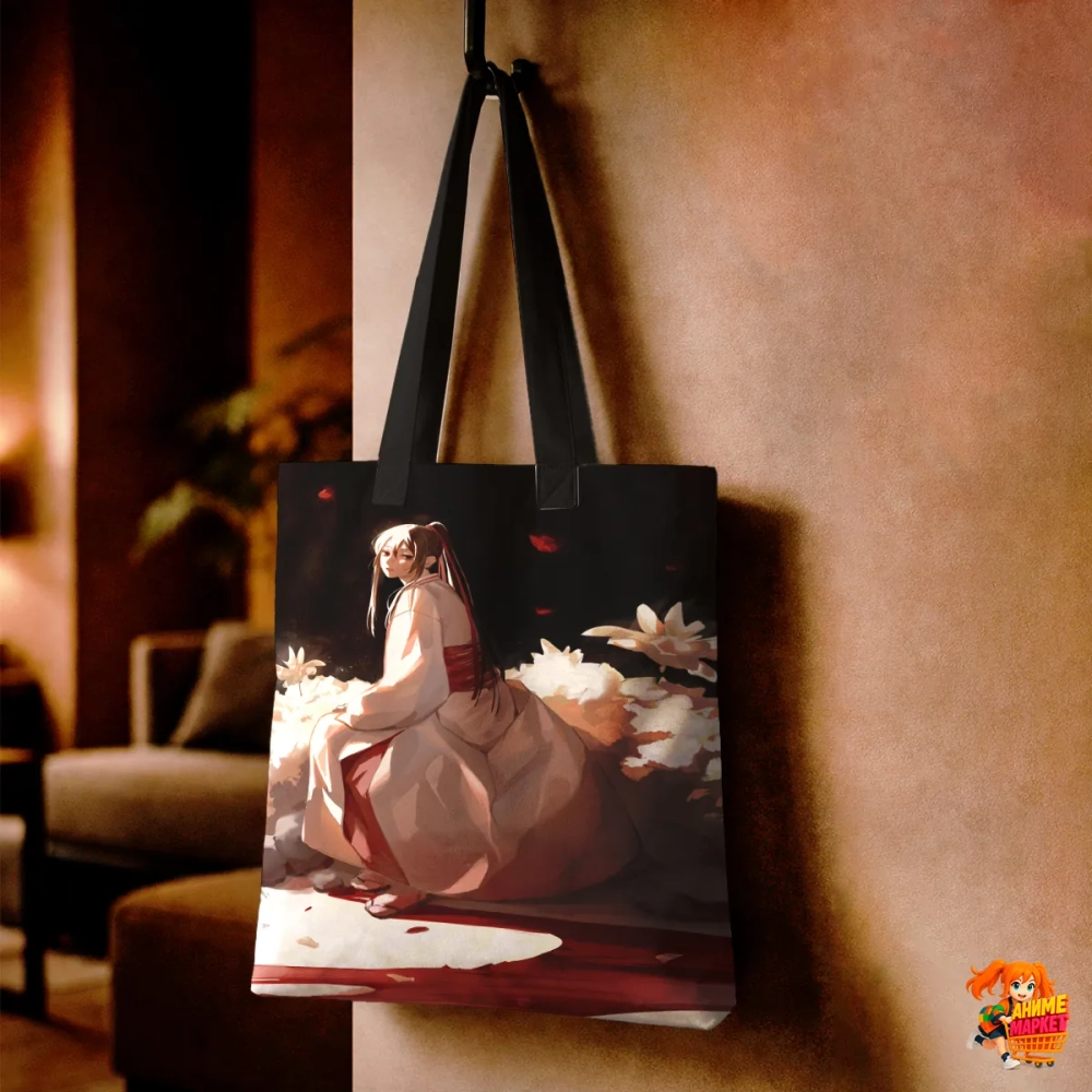 Сумка шоппер с принтом Адский Рай