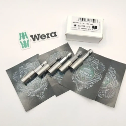 Битодержатель магнитный WERA 893/4/1 K, 50 мм (134480) (Оснастка для шуруповерта с мощным магнитом ) Адаптер для бит