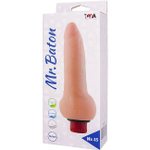 Вибратор Mr.Baton Soft №15, телесный (Цвет: телесный)