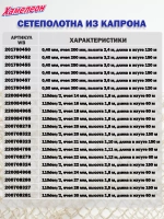 Сетеполотно капрон 210den/3, яч. 40 мм, высота 3,0 м кукла