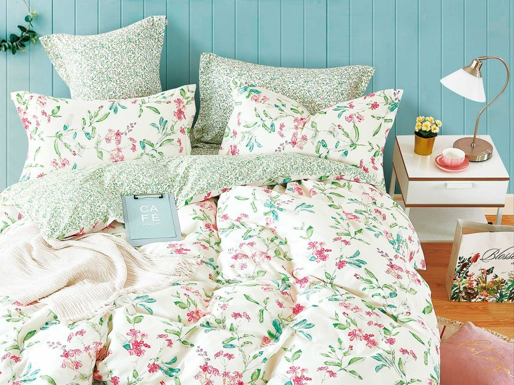 Постельное белье 2 спальное евро Asabella 1338-6/180