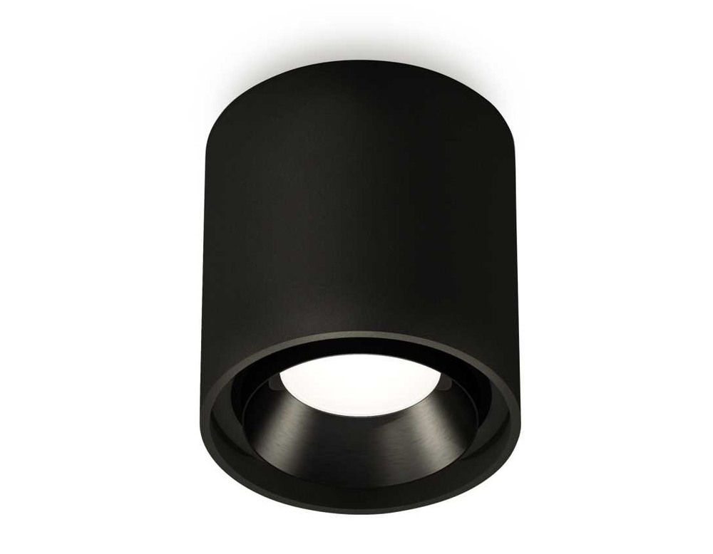 Комплект накладного светильника Ambrella light Techno Spot XS7723002 SBK/PBK черный песок/черный полированный (C7723, N7031)