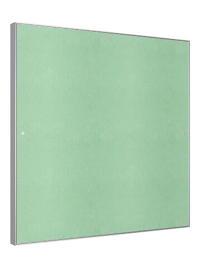 Люк ревизионный ЛПК 500х500 скрыт.монтаж алюминий EVECS