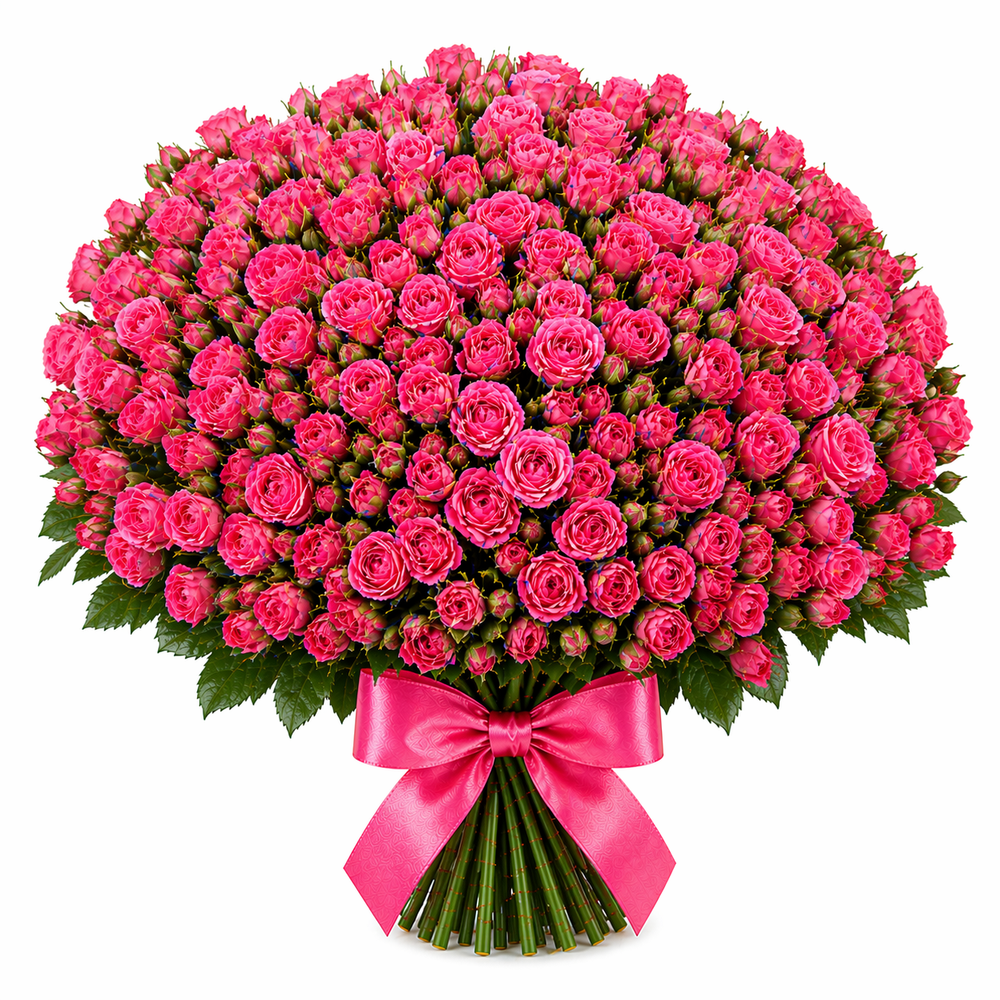 Букет из 51 кустовой розы