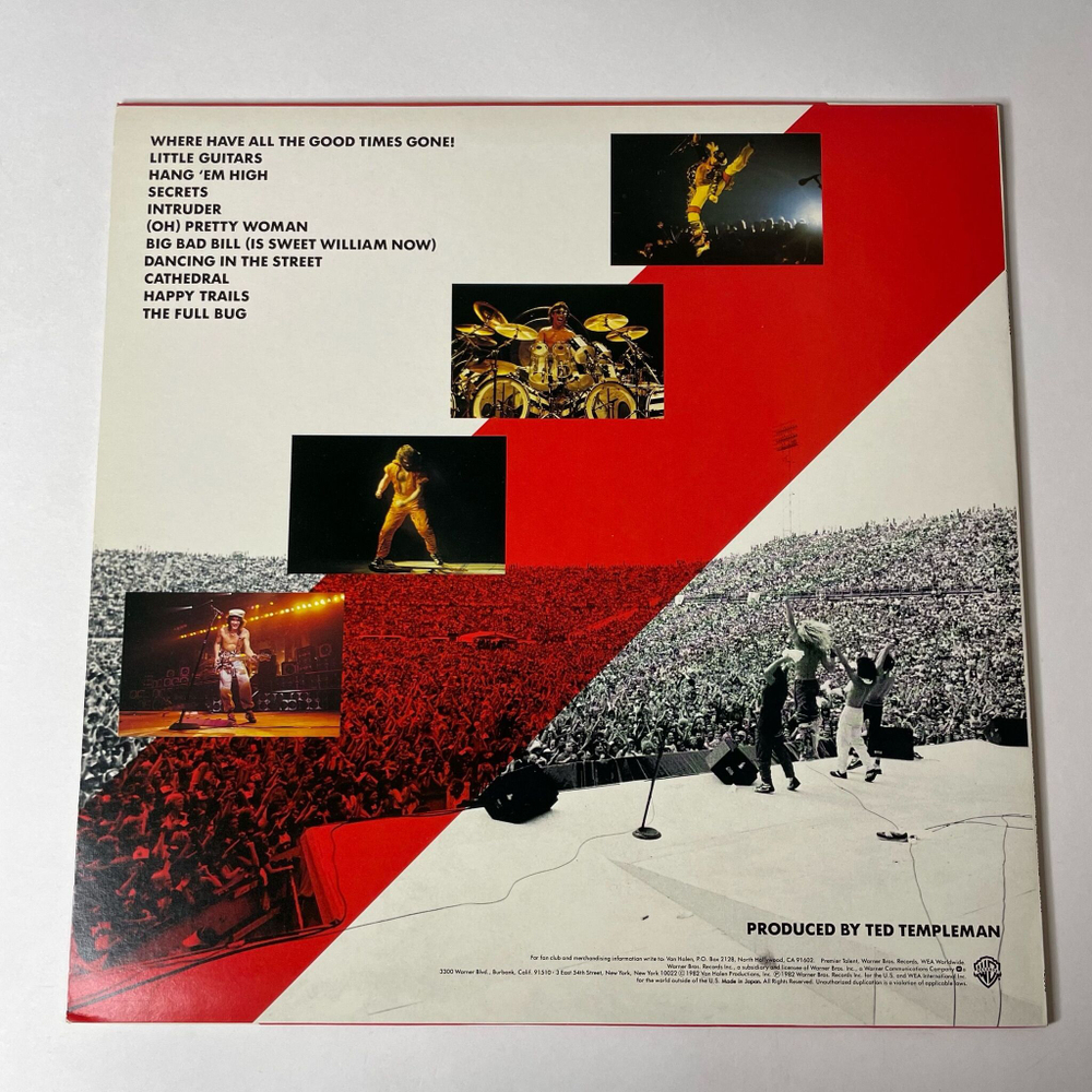 Винтажная виниловая пластинка LP Van Halen Diver Down (Japan 1982) (No Obi) The Full Bug