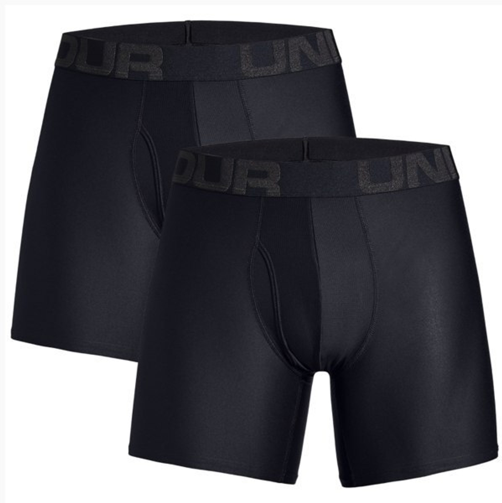 Мужские боксеры спортивные Under Armour Mesh 6in 2 Pack - black