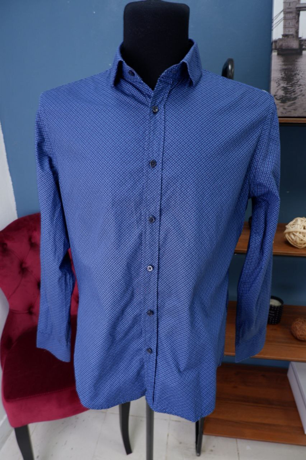 Рубашка Oodji с принтом 48 размер