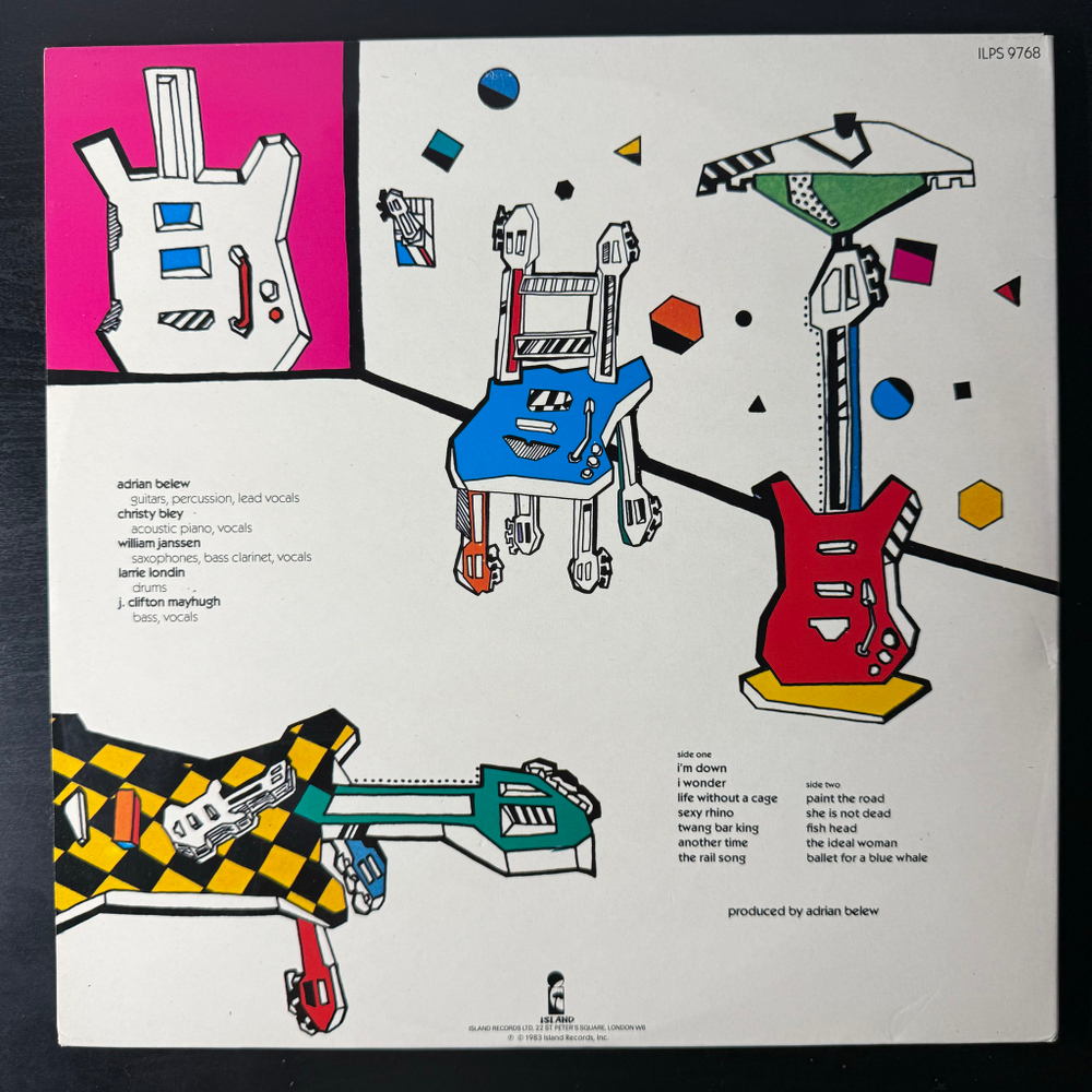 Adrian Belew ‎– Twang Bar King (Скандинавия 1983г.)