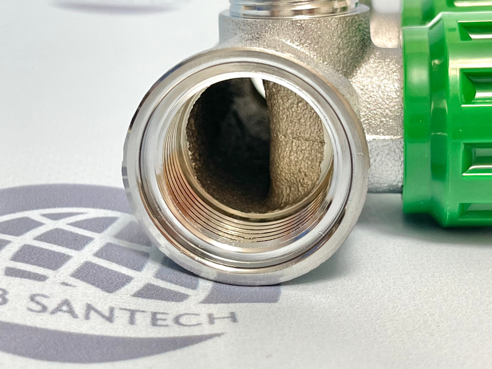 Коллектор FAR 3/4" на два отвода 1/2" под плоское уплотнение