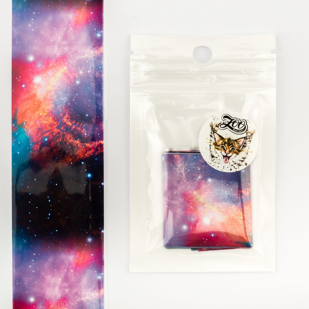 Zoo Фольга для литья переводная Космос 1501, 4х50см