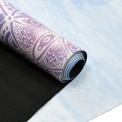 Тревел коврик для йоги Sky Mandala 185*68*0,1 см из микрофибры и каучука