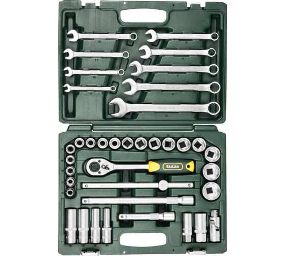 Набор KRAFTOOL Торцовые головки 38 предметов 27886-Н38