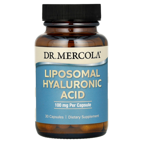 Dr. Mercola, липосомальная гиалуроновая кислота, 100 мг, 30 капсул