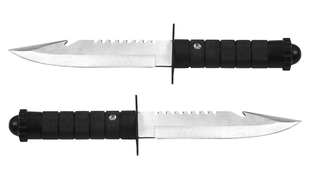 Армейский нож с фиксированным клинком