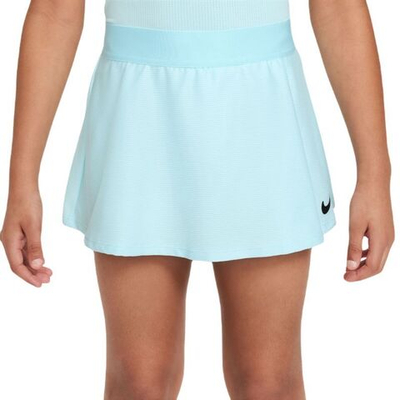 Юбка для девочки теннисная Nike Girls Court Dri-Fit Victory Flouncy Skirt - glacier blue/white
