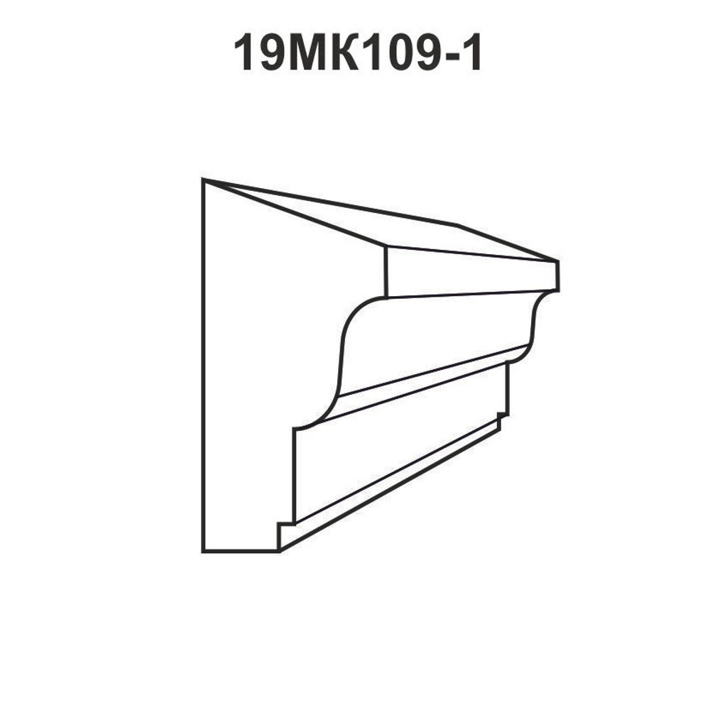 Меж этажный карниз из пенопласта 3dвид.