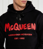 Худи Alexander McQueen - черный(688715 QTAAB)