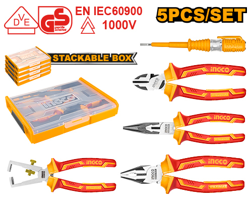 Набор диэлектрического инструмента 5 предметов INDUSTRIAL