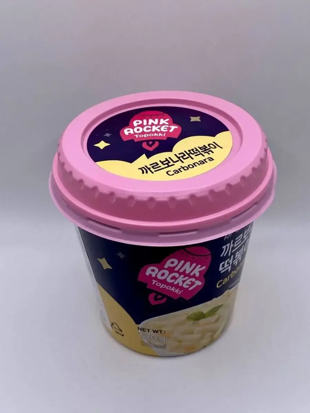 Рисовые клецки в соусе карбонара, Toppoki Carbonaro souce