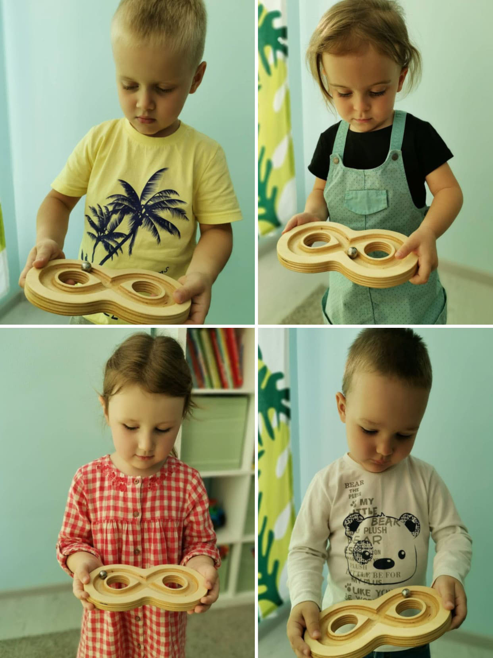 Нейротренажер  умная восьмерка для ладошек - комплект из 2 штук