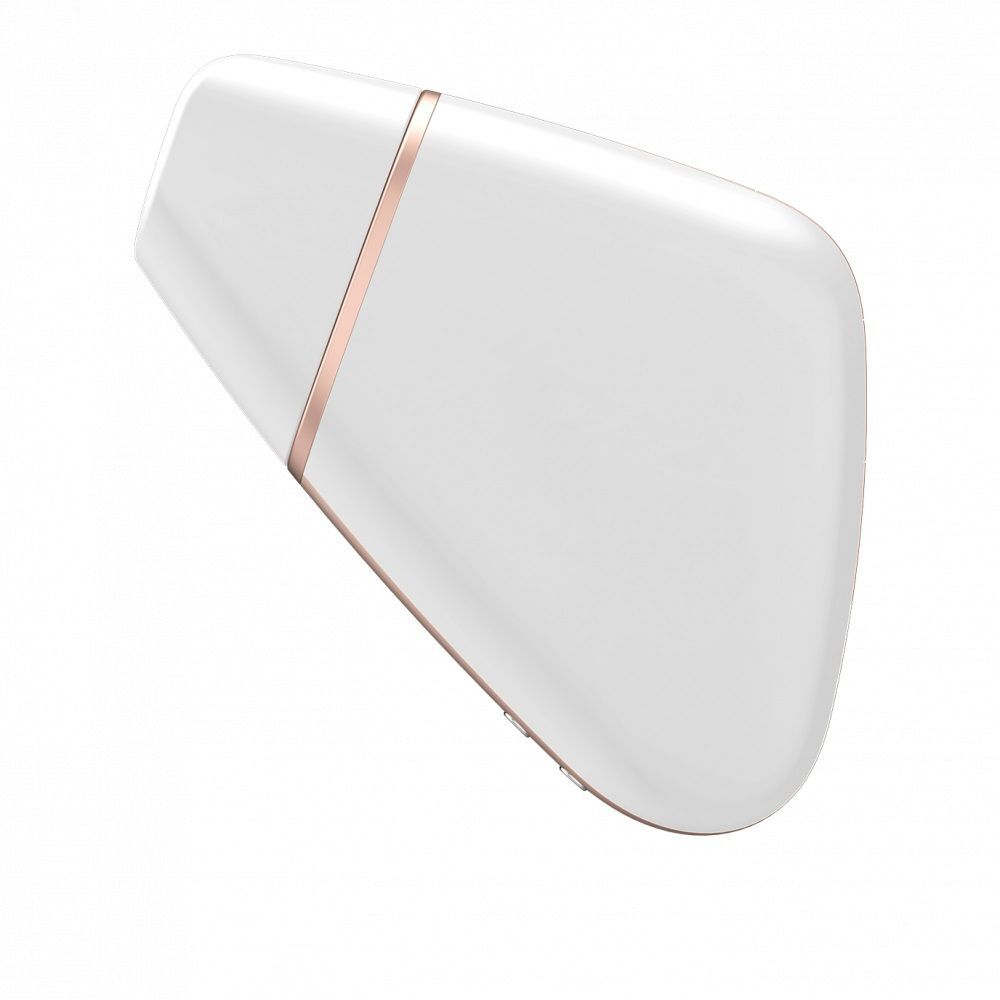 Белый вакуум-волновой вибростимулятор Satisfyer Love Triangle (Цвет: белый)