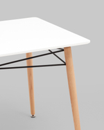 Стол Eames DSW Rectangle New 120*80 белый