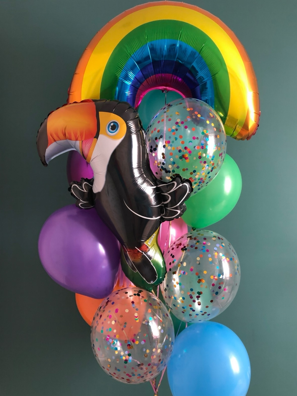 Набор шаров радужный попугай
