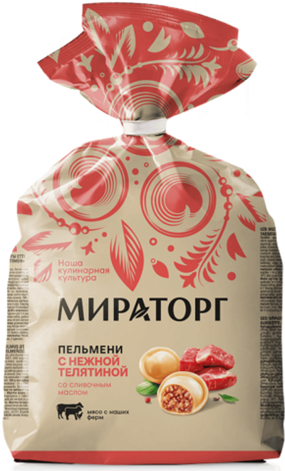 Пельмени С нежной телятиной, Мираторг, 700г
