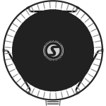 Батут SWOLLEN Classic Black 8 FT