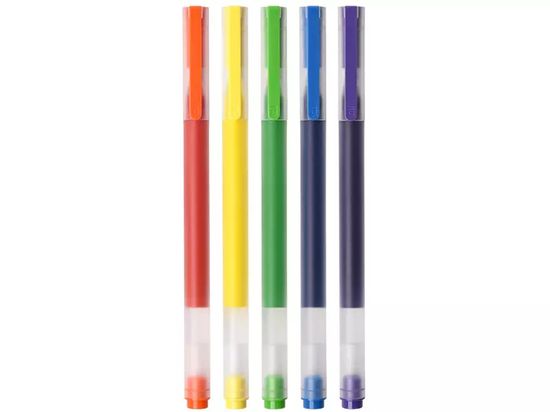 Набор цветных ручек Xiaomi Jumbo Gel Ink Pen (MJZXB03WC) (5шт)